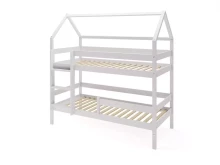 YappyKids YappyEden Art.388967 Light Grey house bunk bed 200x90cm