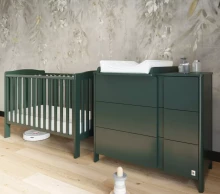 YappyKids YappyClassic Art.388264 Green Dresser with a changing surface.