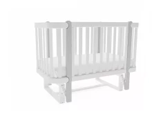 YappyKids YappyÉtude Art.388905 WHITE/SKYGREY pilka papildomas komplektas vaikiškai lovytei — supimo mechanizmas