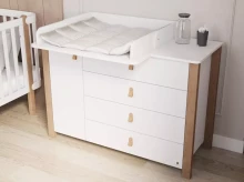 YappyKids YappyÉtude II Art.388851 White dresser with a changing surface