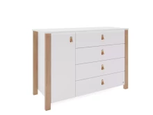 YappyKids YappyÉtude II Art.388851 White komoda su vystymo paviršiumi