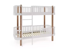 YappyKids YappyÉtude Art.388837 White Bunk bed 180x80cm