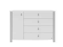 YappyKids YappyÉtude II Art.388868 SkyGrey dresser with a changing surface