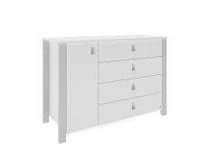 YappyKids YappyÉtude II Art.388868 SkyGrey dresser with a changing surface