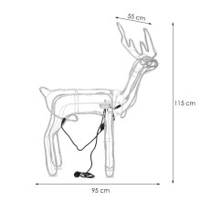 Christmas deer Springos CL1228 288led