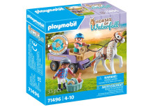 PLAYMOBIL HORSES OF WATERFALL Пони-карета 71496