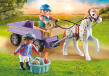 PLAYMOBIL HORSES OF WATERFALL Pony carriage  71496