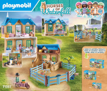 PLAYMOBIL WORLD OF HORSES Krioklio ranča 71351