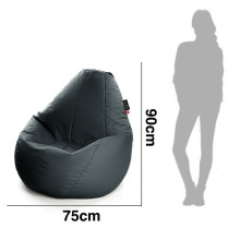 Qubo™ Comfort 90 Mango Velvet Fit Sēžammaiss, Pufs, Mīkstais bean bags