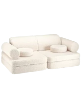 Wigiwama Teddy Settee Art.HS 94018000 Cream White