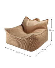 Wigiwama Art.W597973 Toffee Beanbag Chair