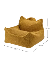 Wigiwama Teddy Art.W597522 Maple Beanbag Chair