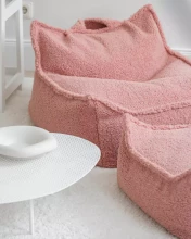 Wigiwama Teddy Art.W598529 Guava Beanbag Chair