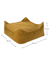 WigiWama Teddy Art.W598253 Maple Square Ottoman