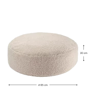 WigiWama Teddy Art.W597706 Biscuit Ottoman