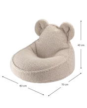 WigiWama Teddy Bear Art.W597911 Biscuit Bear Beanbag