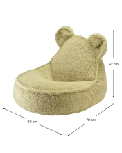 WigiWama Teddy Bear Art.W598505 Matcha Bear Beanbag