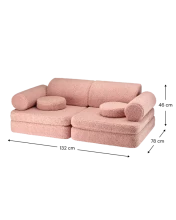 Wigiwama Teddy Art.W598406 Guava Settee