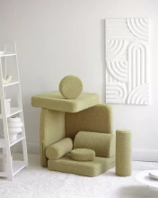 Wigiwama Teddy Art.W598390 Matcha Settee