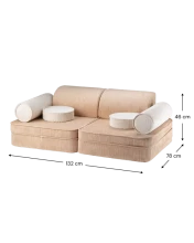 Wigiwama Art.W598215 Brown Sugar Settee