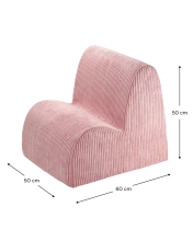 WigiWama Cloud Art.W597553 Pink Mousse Chair