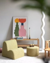 WigiWama Teddy Cloud Art.W598550 Matcha Chair