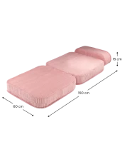 WigiWami Flip Art.W596501 Pink Mousse Flip Chair