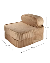 WigiWami Flip Art.W598000 Toffee Flip Chair