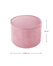 WigiWama Art.W596716 Pink Mousse Pufs