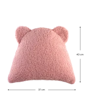 WigiWama Bear Art.W598628 Guava Pink Dekoratyvinė pagalvė