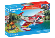 PLAYMOBIL ACTION HEROES Пожарный морской самолет с функцией пожаротушения 71463