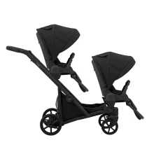 Kunert Ivento Duo Art.ID-21 Eco Baby Blue Metalic Universālie dvīņu rati/ratiņi 3in1