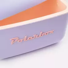 Polarbox Cool Box Retro Cooler Art.210773 Lilac - Yellow Camping Refrigerator 20L