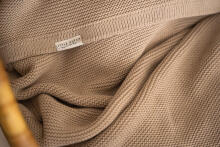 Little Dutch Knitted Blanket Art.TE12523026 Pure Beige Natūralios medvilnės pledas vaikams, 110x140cm