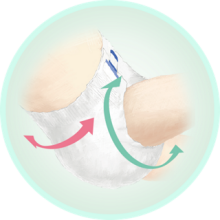 Merries First Premium M Art.21949 Ecological diapers Japanese diapers M size 6-11 kg, 48 pcs.