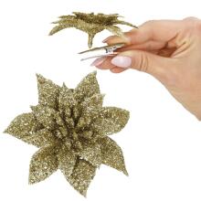 Kalėdinė puošmena "Poinsettia" Springos CA0725 11x11 cm