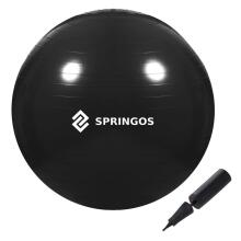 Fitness ball Springos FB0015 85 cm with pump black