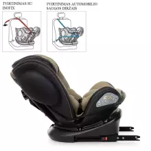 Aga Design Hamilton 360º SPS Art.20517 Black Детское автокресло 0-36 кг