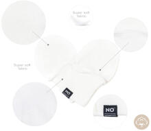 La Bebe™ NO Baby Mittens Art.225947 White
