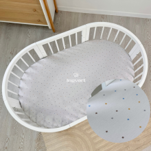 Bebe Basic Cotton Sheet Art.6302210000-01 Stars