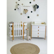 La Bebe™ Scandi Art.227080 White/Cappucino