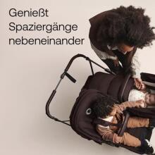 Bugaboo Donkey 6 Double Art.227109 Cocao Brown Kūdikių universalus vežimėlio transformatorius