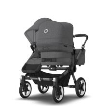 Bugaboo Donkey 6 Double Art.22711 Moon Grey Kūdikių universalus vežimėlio transformatorius