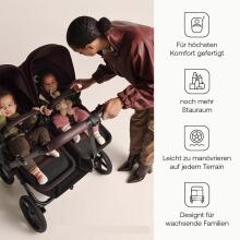 Bugaboo Donkey 6 Twin Art.227114 Heritage Black Kūdikių universalus vežimėlio transformatorius