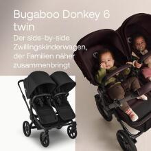 Bugaboo Donkey 6 Twin Art.227114 Heritage Black Kūdikių universalus vežimėlio transformatorius