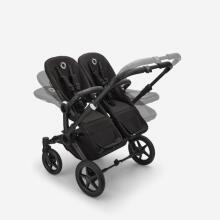 Bugaboo Donkey 6 Twin Art.227114 Heritage Black Kūdikių universalus vežimėlio transformatorius