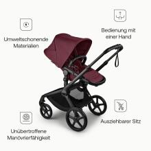 Bugaboo Fox 5 2 in 1 Art.227126 Dark Cherry Kūdikių universalus vežimėlio transformatorius