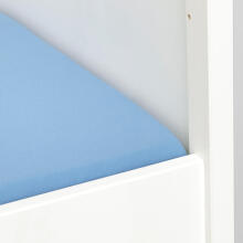 La Bebe™ Cotton Sheet Art.70121 White Sheet 120x60cm