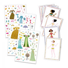 Paper dolls - Dresses through the seasons