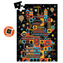 Wizzy Puzzles - The lively city - 100 pcs